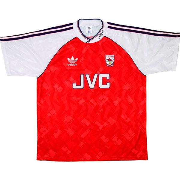 Maillot Football Arsenal Domicile Retro 1990 1992 Rouge